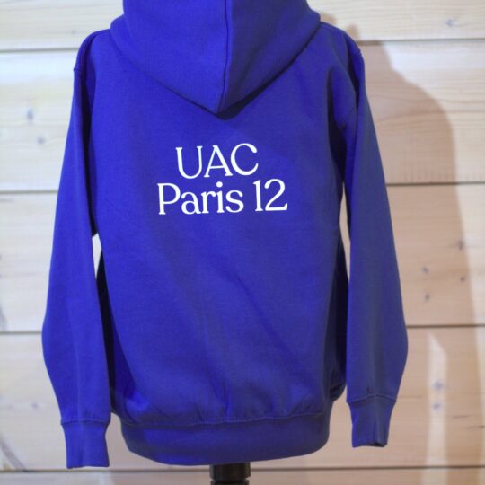 Sweat zippé a capuche